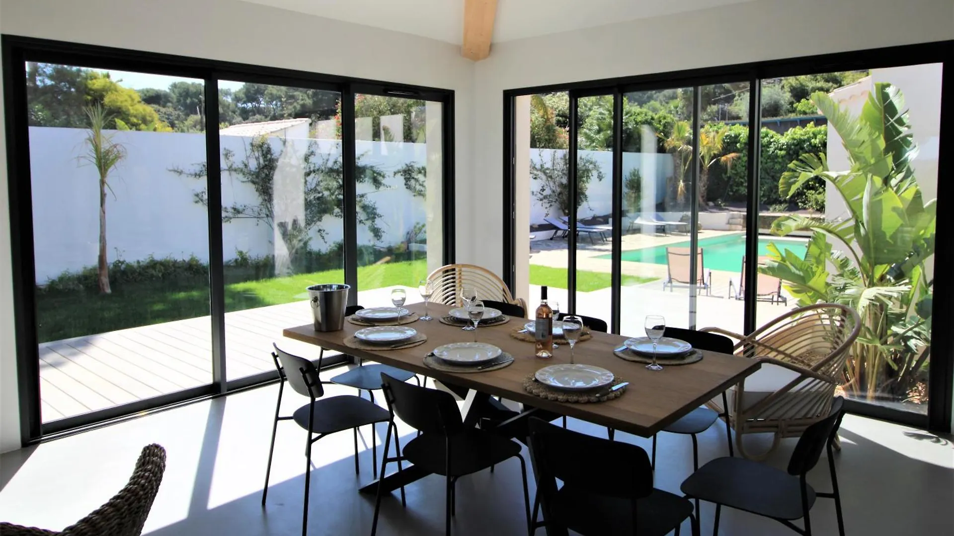 Villa La Madrague-Villa/Piscine Vue Mer/Clim/Wifi Hyeres